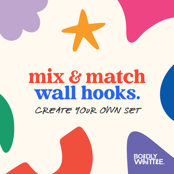 Outlined Star Self Adhesive Wall Hook, 2 of 8