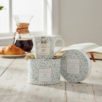 Fabulous 40th Birthday Mug Gift Fine China, 5 of 5