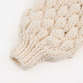 Easy Bubble Stitch Cardigan Knitting Kit, 9 of 12
