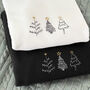 Embroidered Christmas Simple Trees Jumper, thumbnail 1 of 5