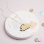 Wooden Hedgehog Necklace, thumbnail 5 of 12