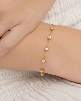 Moissanite Bracelet, 9 of 12