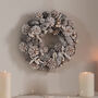 Luxury Frosted Pine Cone Wreath, thumbnail 4 of 6