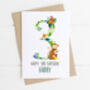 Personalised Children's Birthday Card Jungle Monkey, thumbnail 5 of 8