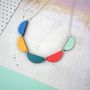 Wooden Bunting Necklace Eco Gift, thumbnail 1 of 8