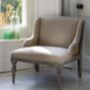 Margot Chair In Natural Hessian, thumbnail 4 of 5