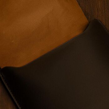 Personalised Genuine Leather iPad Air And Pro 13' Sleeve, 8 of 10