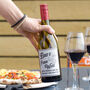 Personalised 'Pizza Wine' Bottle Of Wine, thumbnail 4 of 5