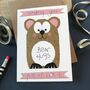 Bear Hugs Card, Thinking Of You 'Sending Love', thumbnail 3 of 5