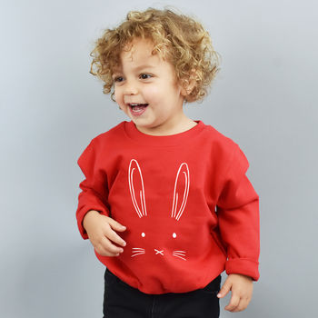 Easter Children's Bunny Rabbit Sweatshirt, 6 of 11
