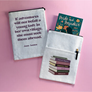 Jane Austen Travel Quote Book Sleeve, 2 of 2