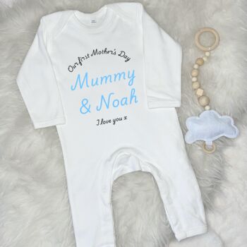 Personalised Mummy And Me Mothers Day Babygrow, 5 of 8