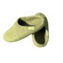 Green 100% Wool Indoor Slippers Made In Nepal, thumbnail 3 of 6