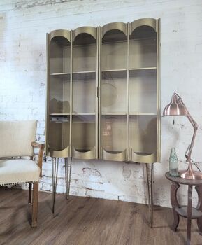 Large Art Deco Style Display Cabinet, 2 of 4