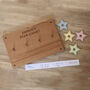 Wooden Personalised Engraved Star Chart, Reward Chart, thumbnail 3 of 4