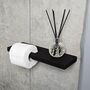 Wooden Toilet Paper Rack With Shelf, thumbnail 3 of 11