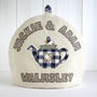 Personalised 45th / 65th Sapphire Anniversary Tea Cosy, thumbnail 8 of 10