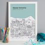 Personalised Swansea Graduation Gift Print, thumbnail 8 of 9