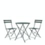 Small Bistro Set In Soft Or Forest Green, thumbnail 4 of 4