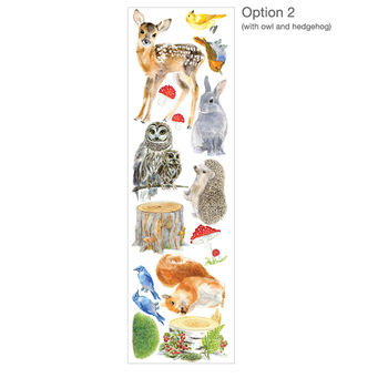 Woodland Nursery Wall Stickers, Animals And Tree Set, 5 of 7