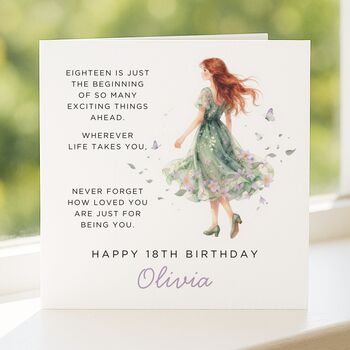 18th Birthday Card With Message For Daughter, 5 of 8