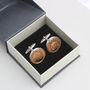Personalised 30th Birthday 1994 1p One Pence Cufflinks, thumbnail 5 of 7