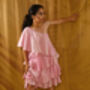 Avanti Tissue Chanderi One Shoulder Dress, thumbnail 7 of 9