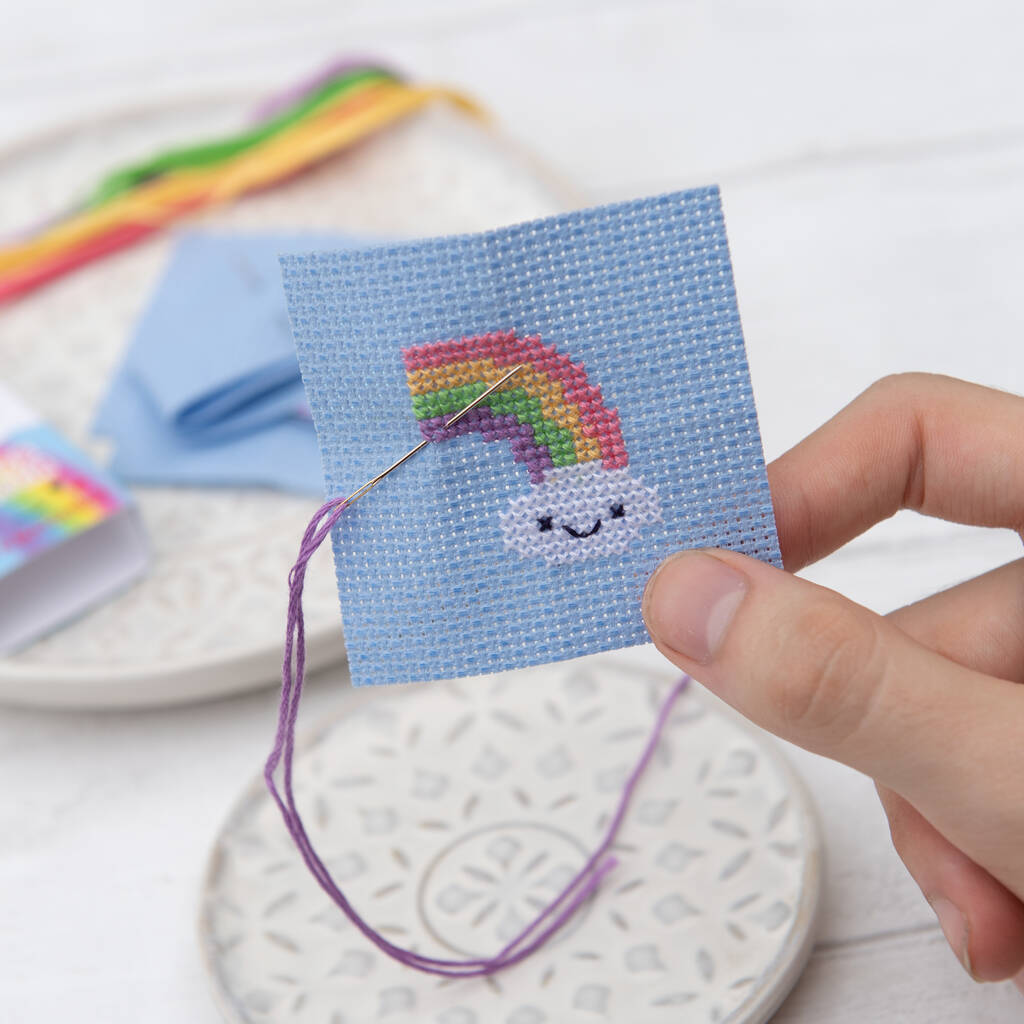 Kawaii Cross-Stitch Kit: Super Cute!