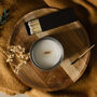 Flat White Coffee Scented Crackle Wick Candle For Coffee Lovers, thumbnail 3 of 7