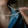 Personalised Silver Shackle Necklace, thumbnail 2 of 5