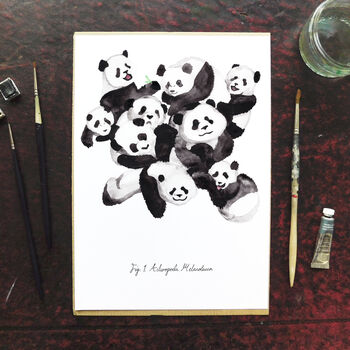 Embarrassment Of Pandas Art Print, 3 of 8
