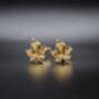 Maple Leaf Gold Cufflinks Gift For Men 316 L Stainless Steel Nature Accessory, thumbnail 4 of 4