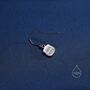 Guinea Pig Drop Hook Earrings In Sterling Silver, thumbnail 7 of 10