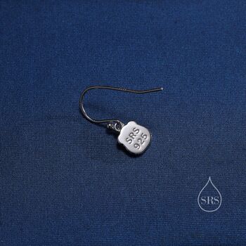 Guinea Pig Drop Hook Earrings In Sterling Silver, 7 of 11