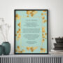 Personalised Use Your Own Words Abstract Print, thumbnail 1 of 12