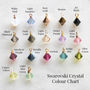 Personalised Diamante Heart Charm Bangle Set, thumbnail 8 of 9