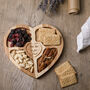 Love My Snacks Handcrafted Heart Tray, thumbnail 1 of 4