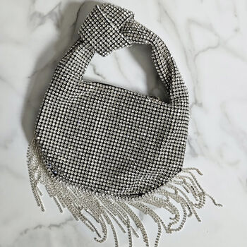 The Fringed Rhinestone Sparkle Bag, 3 of 5