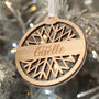 Glitter Snowflake 3D Christmas Tree Decoration Bauble, thumbnail 3 of 7