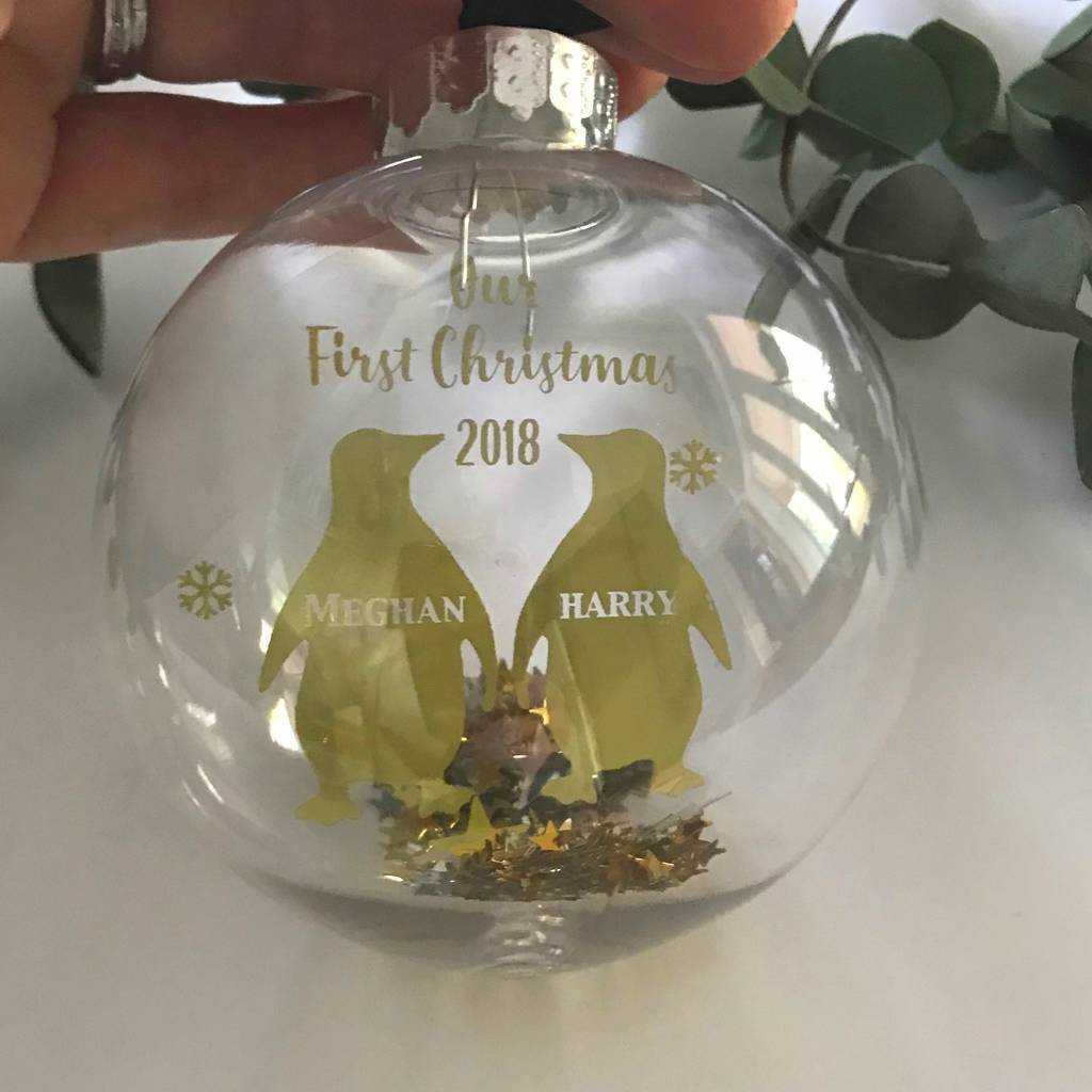 Personalised Gift  For Couples  Bauble By Tailored 