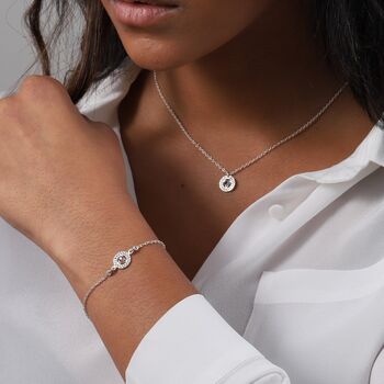 Sterling Silver Birthstone Necklace Or Bracelet, 2 of 12