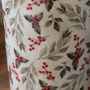 Holly And Mistletoe Ceramic Bottle Vase, thumbnail 2 of 3
