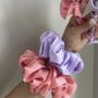 The Lilac Silk Cloud Scrunchie, thumbnail 1 of 2