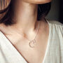 Personalised Moon And Stars Necklace, thumbnail 3 of 7