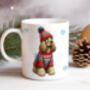 Personalised Cocker Spaniel In Christmas Jumper Mug B, thumbnail 1 of 2