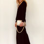 Gold Leather Crossbody Bag And Gold Chain Strap, thumbnail 8 of 8