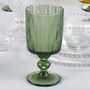 Luxury Forest Green Glassware Collection, thumbnail 4 of 6