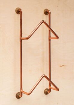 Copper Vinyl Record Rack – Wall Mounted, 2 of 6