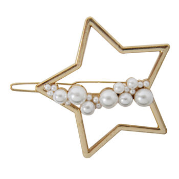 Gold, Pearl And Crystal Hair Clips, 8 of 9