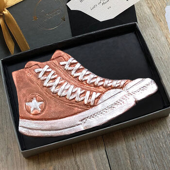 Hi Top Sneakers Personalised Chocolate Letterbox, 2 of 4